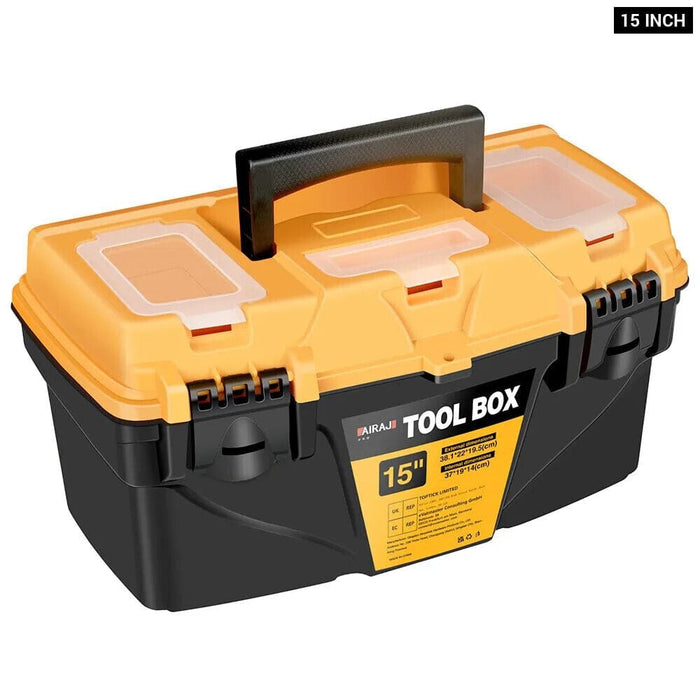 Airaj 12 15 Inch Toolbox for Electricians and Carpenters