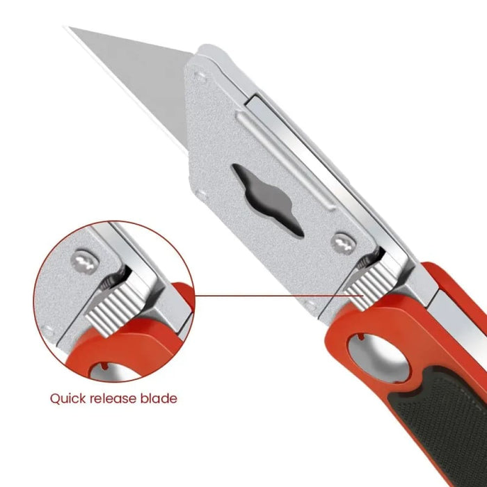 Airaj Utility Knife Retractable Heavy Duty 18mm Blade