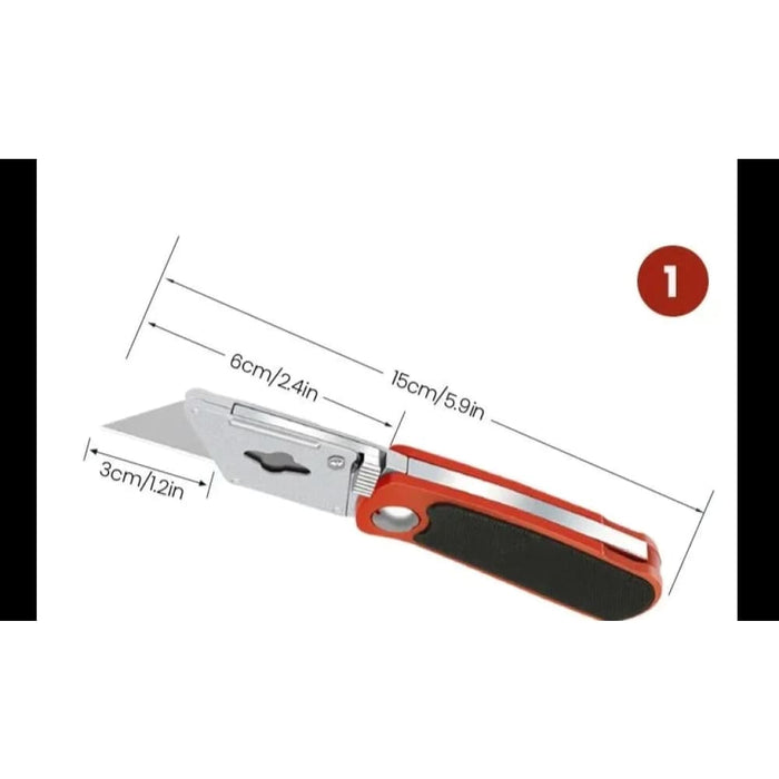 Airaj Utility Knife Retractable Heavy Duty 18mm Blade