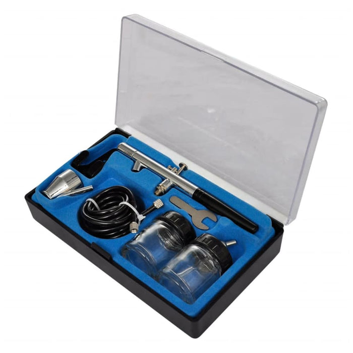 Airbrush Compressor Set with 3 Pistols 310 x 150 Mm Oabxna