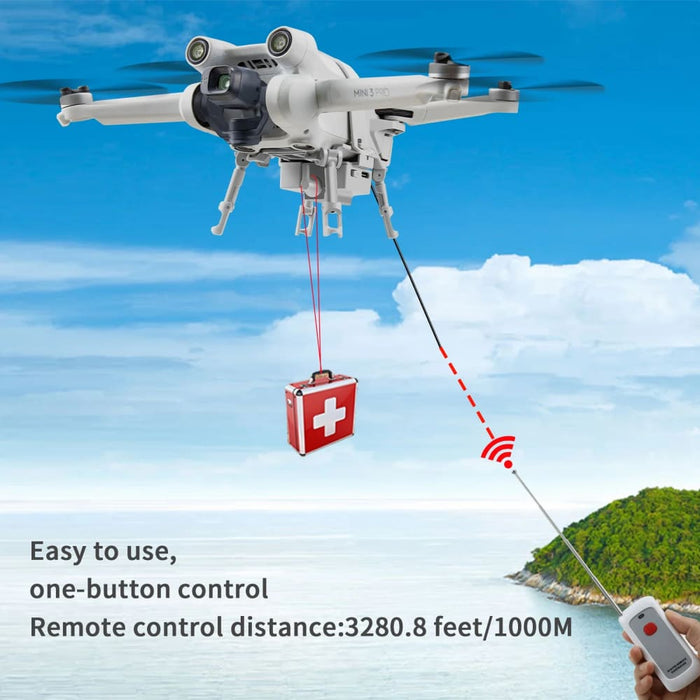 Airdrop System for Dji Mini 3 Pro Drone Landing Gear