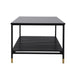Alcona Coffee Table in Matte Black