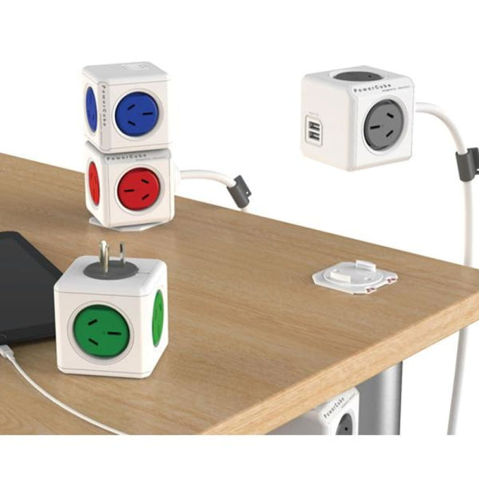 Allocacoc Powercube Extended Usb Powerboard 4 - outlets 2