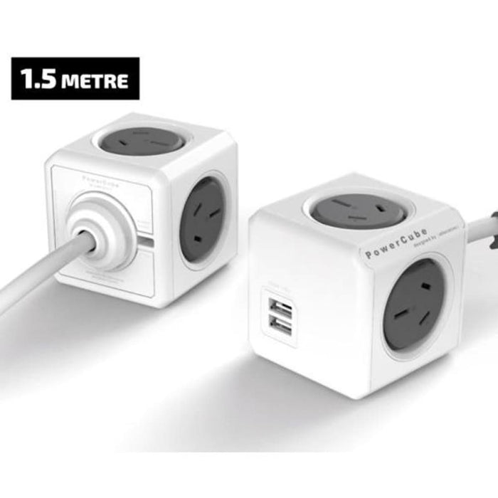 Allocacoc Powercube Extended Usb Powerboard 4 - outlets 2