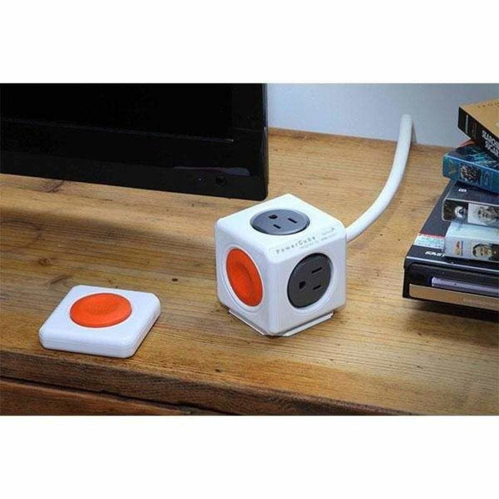Allocacoc Powercube Extended Remote 4 - outlets + Control
