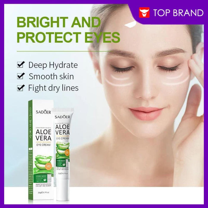 Aloe Vera Moisturizing Anti Dark Circles Smooth Eye Contour