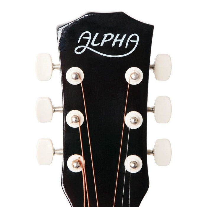 Alpha 38 Inch Wooden Acoustic Guitar Black