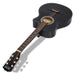 Alpha 38 Inch Wooden Acoustic Guitar Black