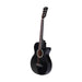 Alpha 38 Inch Wooden Acoustic Guitar Black