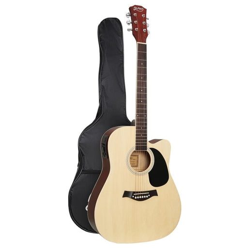 Alpha 41’ Inch Electric Acoustic Guitar Wooden Classical Eq