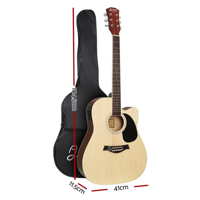 Alpha 41’ Inch Electric Acoustic Guitar Wooden Classical