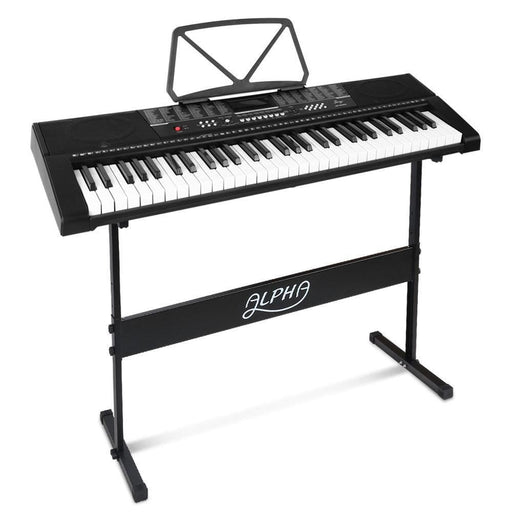 Alpha 61 Keys Electronic Piano Keyboard Led Electric w