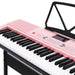 Alpha 61 Key Lighted Electronic Piano Keyboard Led Electric