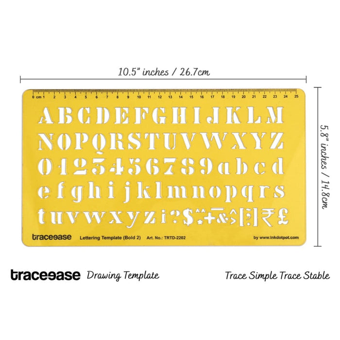 Alphabet Lettering Template Drafting Tools English Letter