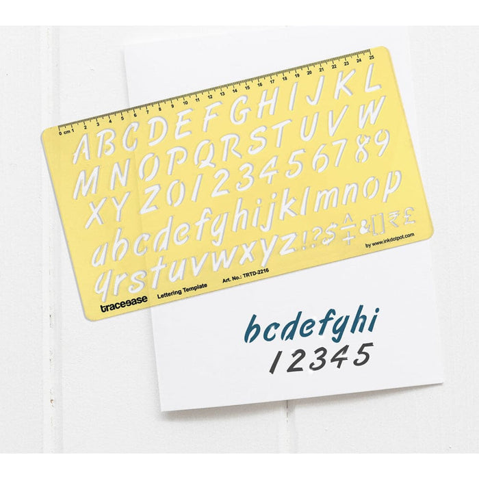 Alphabet Lettering Template Drafting Tools Lower Case Upper
