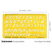 Alphabet Lettering Template Drafting Tools Lower Case Upper