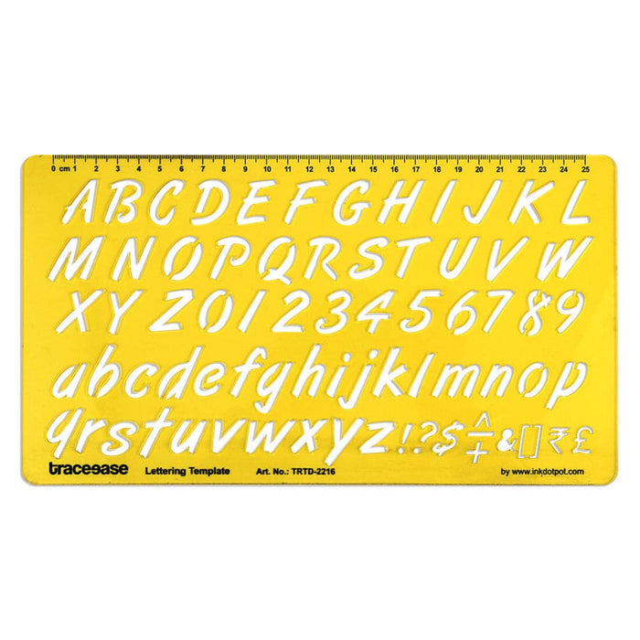 Alphabet Lettering Template Drafting Tools Lower Case Upper