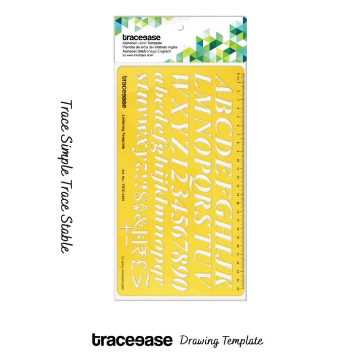 Alphabet Lettering Template Upper and Lower Case Drafting