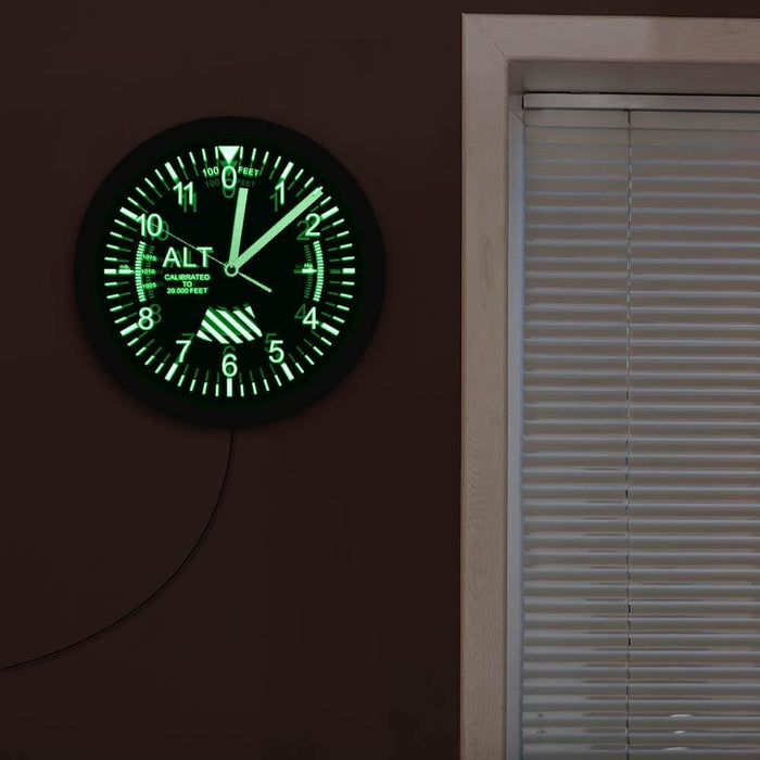 Altimeter Led Wall Clock