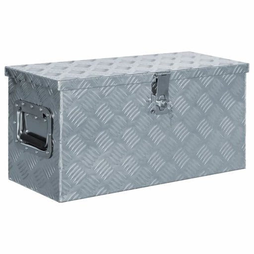 Aluminium Box 61.5x26.5x30 Cm Silver Oaxktl