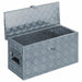 Aluminium Box 61.5x26.5x30 Cm Silver Oaxktl