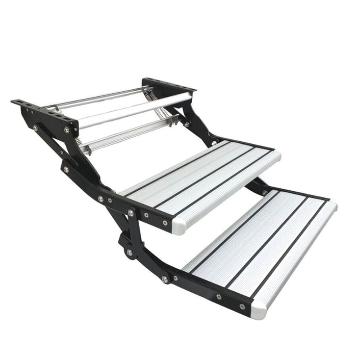 Aluminium Double Caravan Step Pull Out Folding Steps