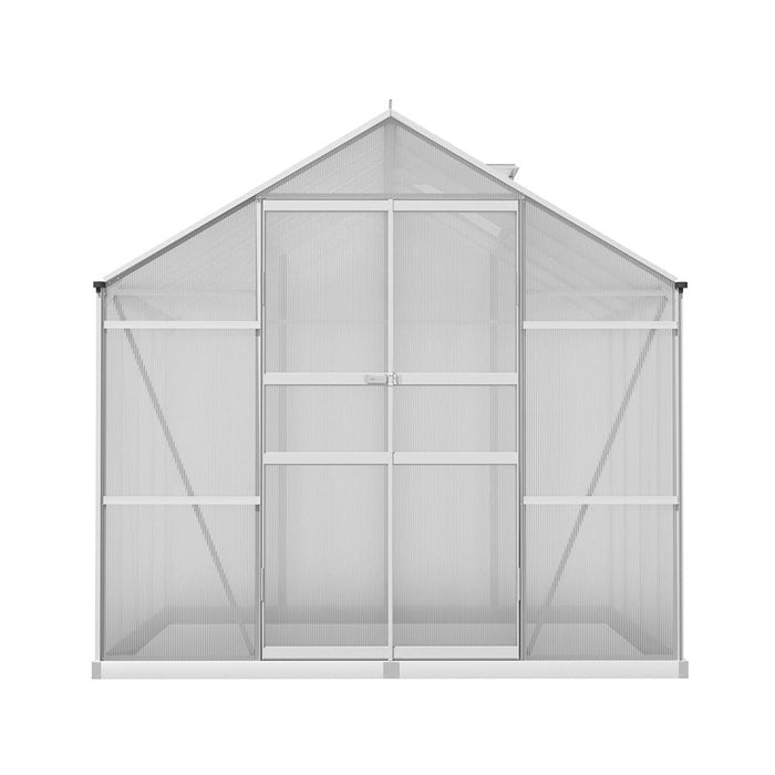 Aluminium Greenhouse Green House Polycarbonate Garden Shed