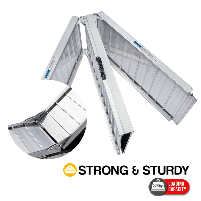 Aluminium Portable Wheelchair Ramp High - grip R03 5ft