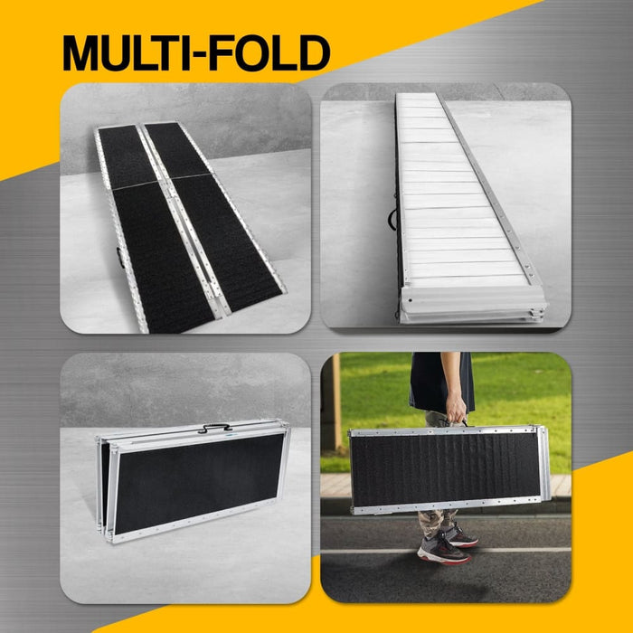 Aluminium Portable Wheelchair Ramp High - grip R03 5ft