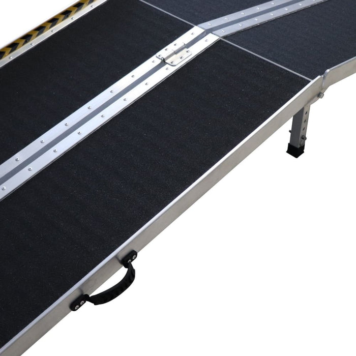 Aluminium Wheelchair Ramp with Leg Support - 10ft