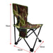 Aluminum Alloy Folding Camping Camp Chair Outdoor Hiking