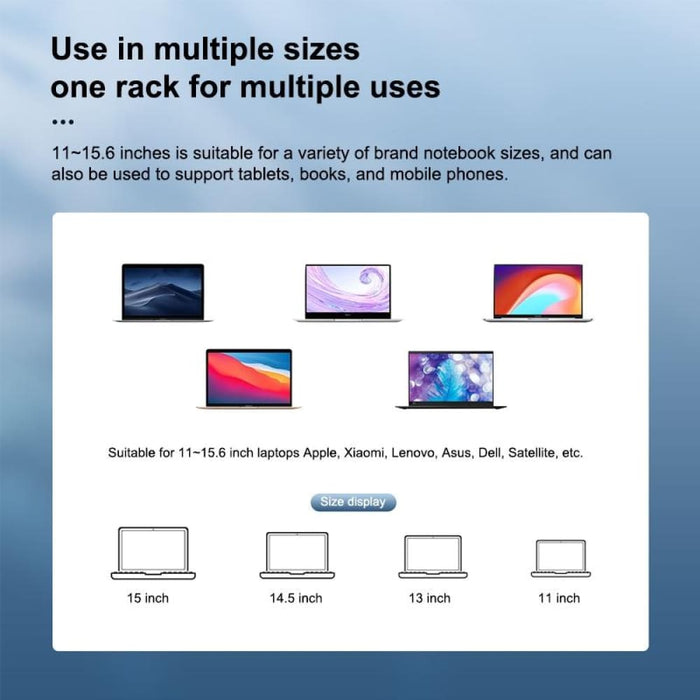 Aluminum Alloy Laptop Notebook Heightening Folding Stand
