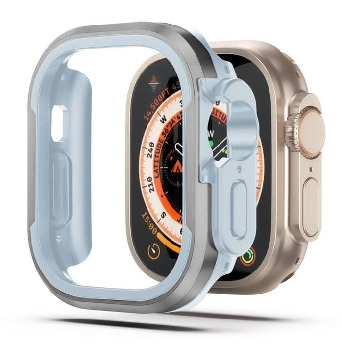 Aluminum Alloy Rubber Protective Shell Cover for Apple Watch