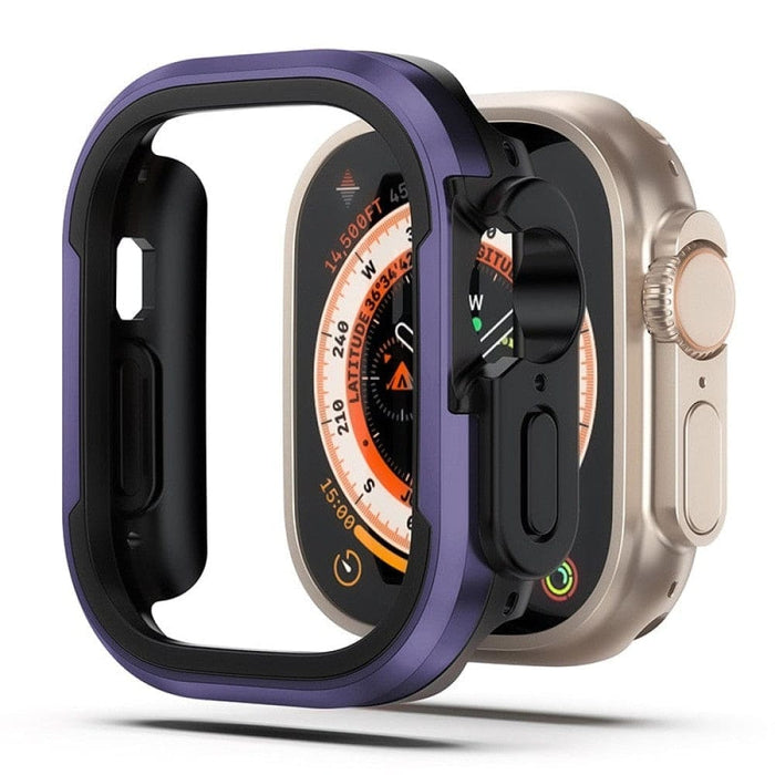 Aluminum Alloy Rubber Protective Shell Cover for Apple Watch