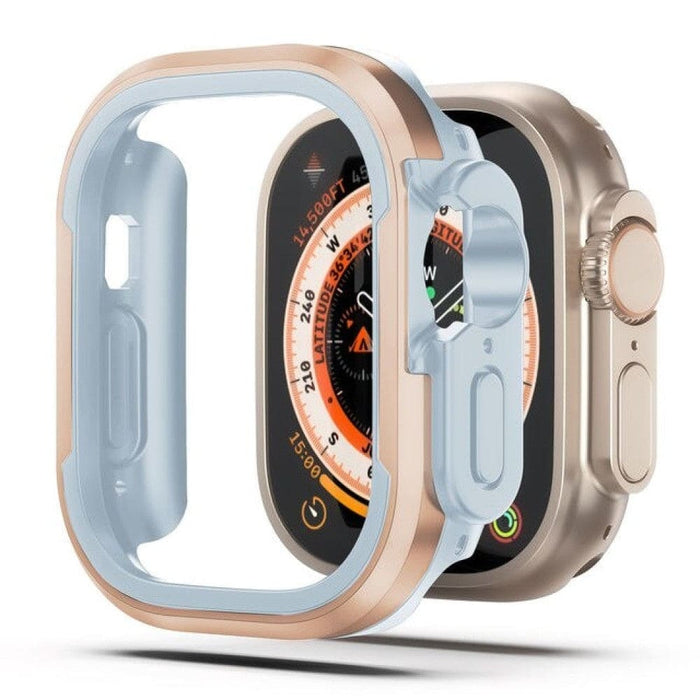 Aluminum Alloy Rubber Protective Shell Cover for Apple Watch