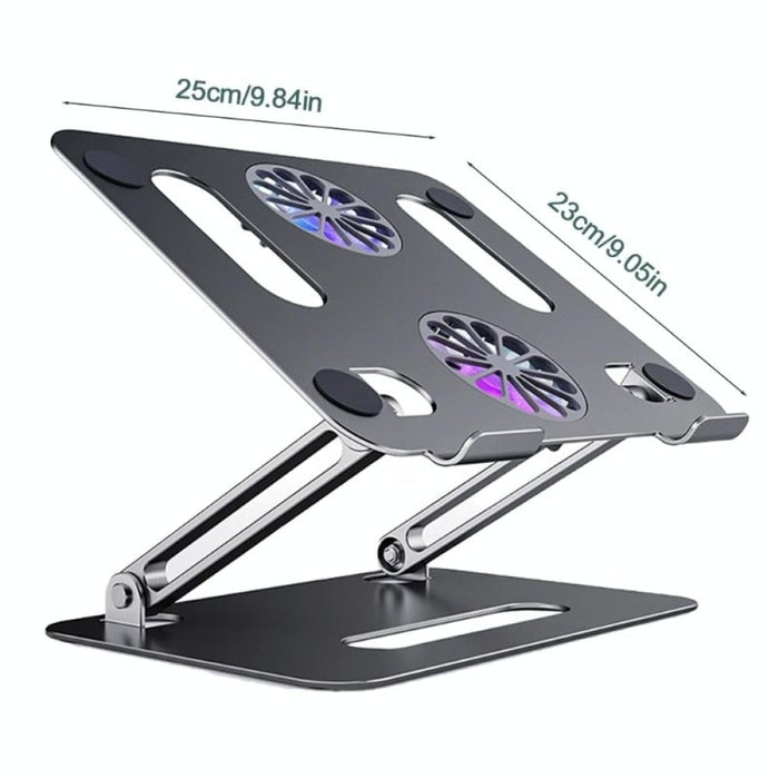 Aluminum Folding Laptop Stand Silver
