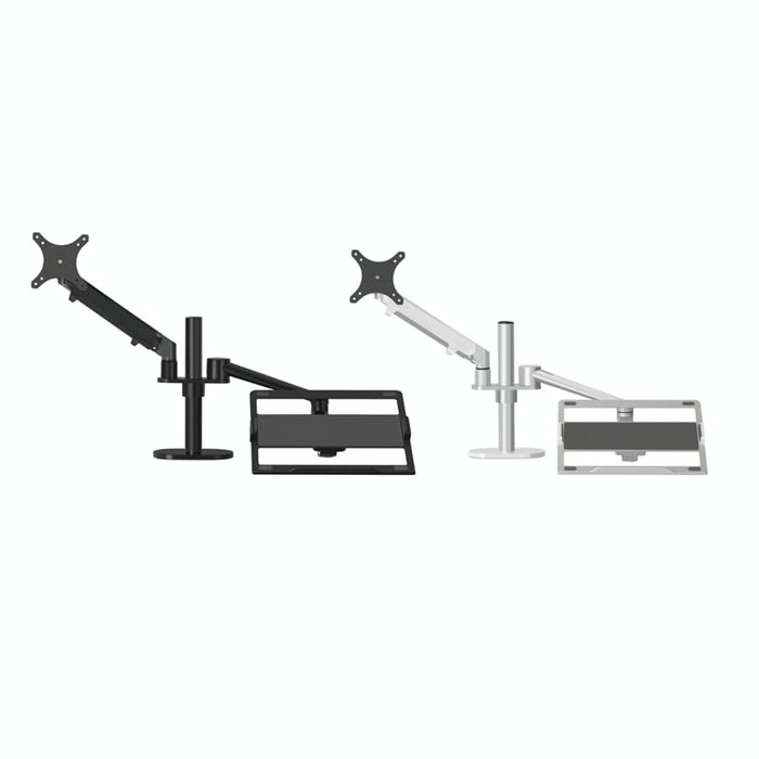 Aluminum Height Adjustable Desktop Computer Stand For 17-32