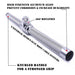 Aluminum Revolving Lat Pull Down Straight Bar With Diamond