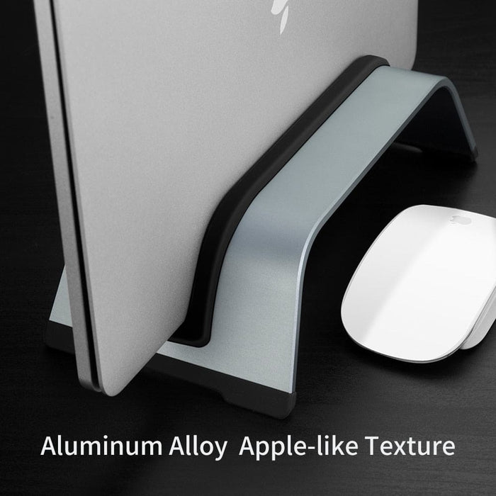 Aluminum Vertical Laptop Stand Holder Compatible