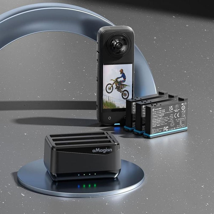 Amagisn Battery Charger Charging Seat for Camera Accessories