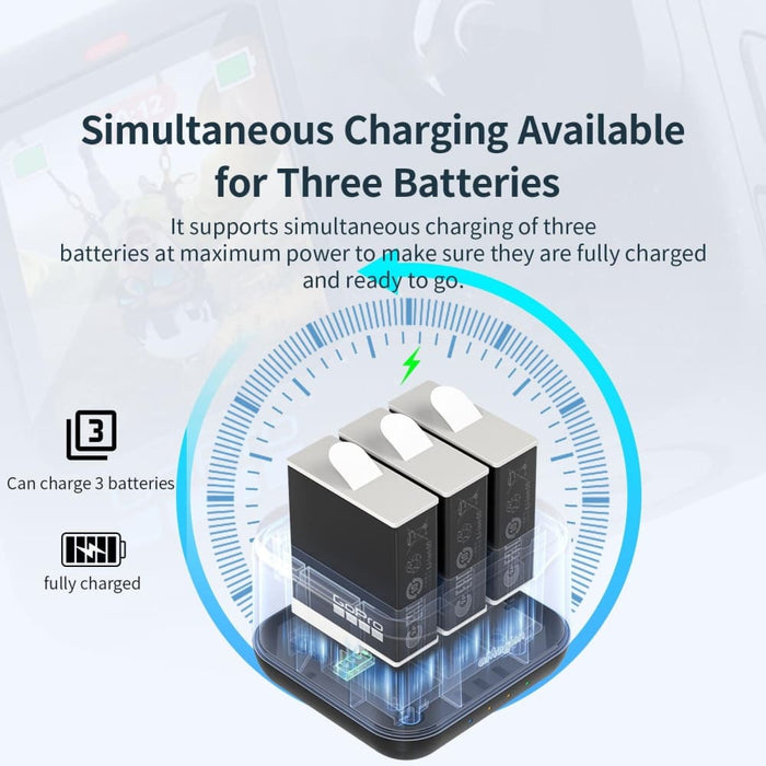 Amagisn Battery Charger Charging Seat For Gopro