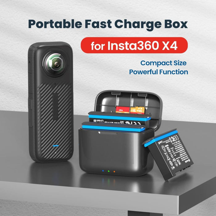 Amagisn Battery Fast Charge Charging Box for Sports Camera