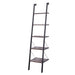 Amelia 5 - tier Ladder Shelf - Walnut