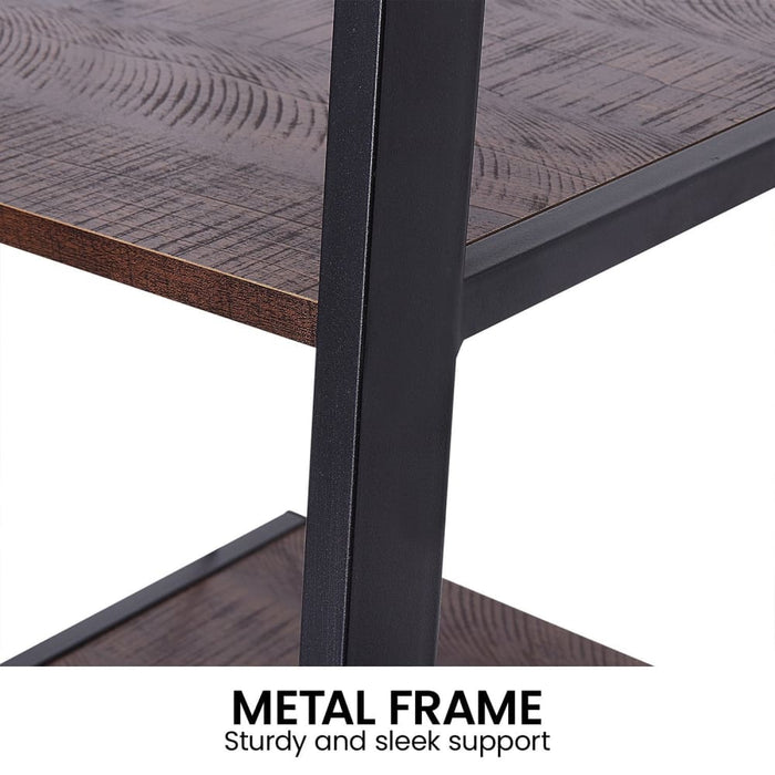 Amelia 5-tier Ladder Shelf - Walnut