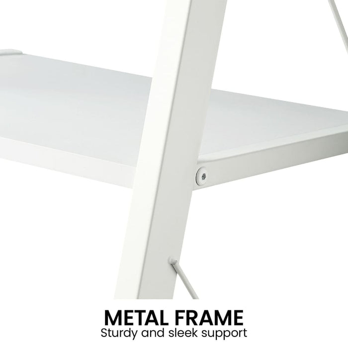 Amelia 5-tier Ladder Shelf - White