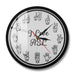 American Sign Language Numbers Wall Clock Asl Silent
