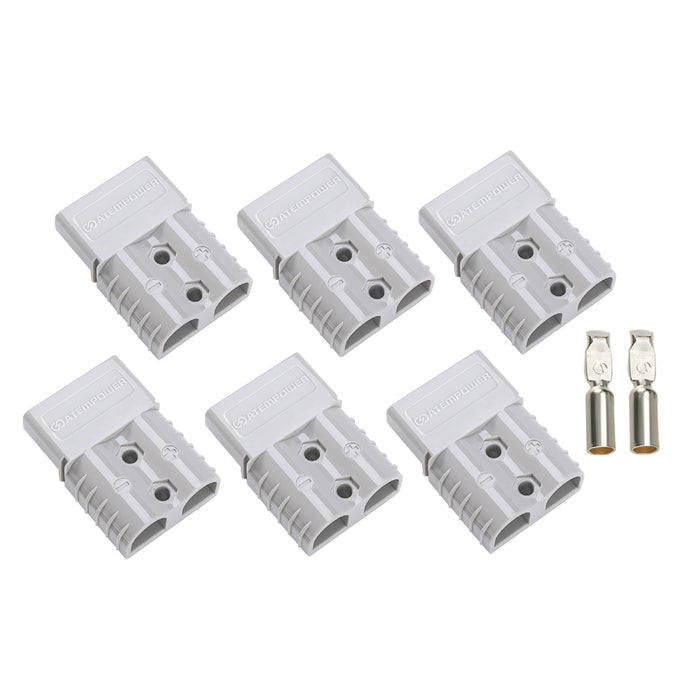 6 X Anderson Style Plug Connectors 120 Amp 12-24V 6Awg Dc Power Tool