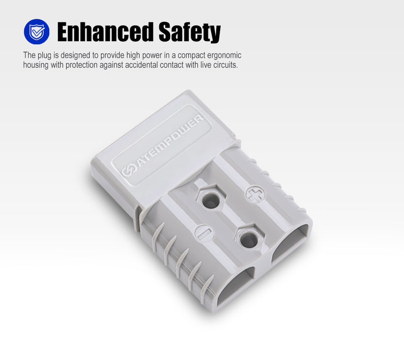 6 X Anderson Style Plug Connectors 120 Amp 12-24V 6Awg Dc Power Tool