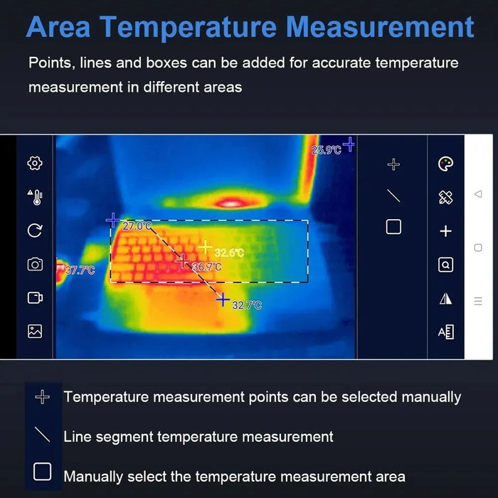 Android Thermal Imager for Solar Panel Faults