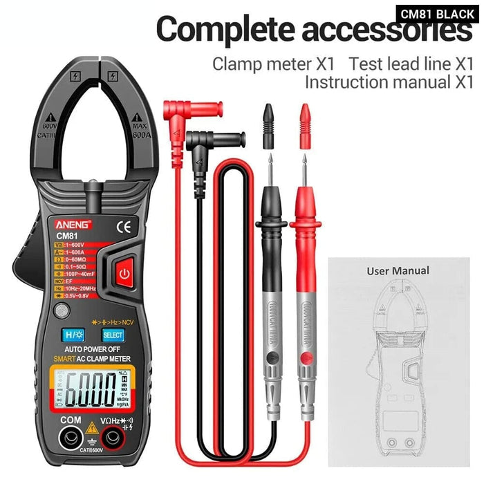 Aneng Cm80 Cm81 Digital Clamp Meter
